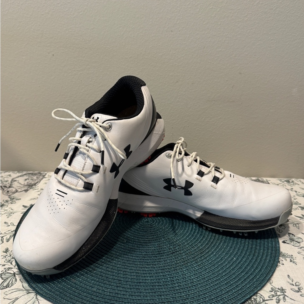 Under Armour Men's White Golf Shoes